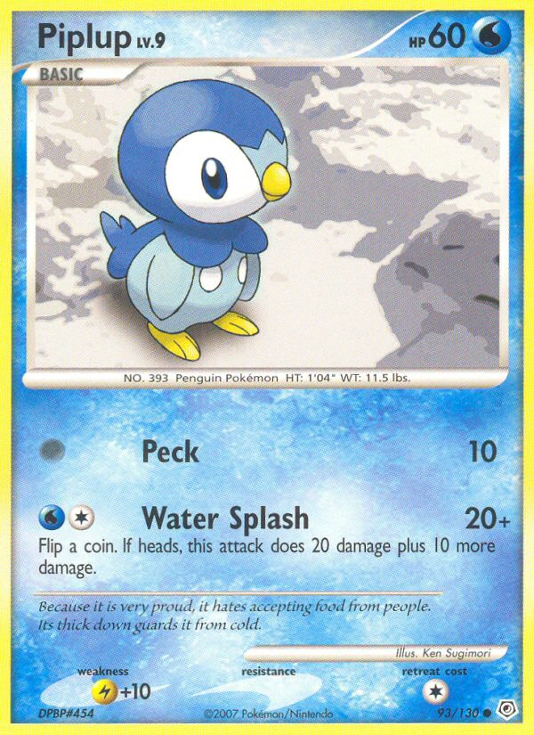 Piplup - 93/130 - LP - front