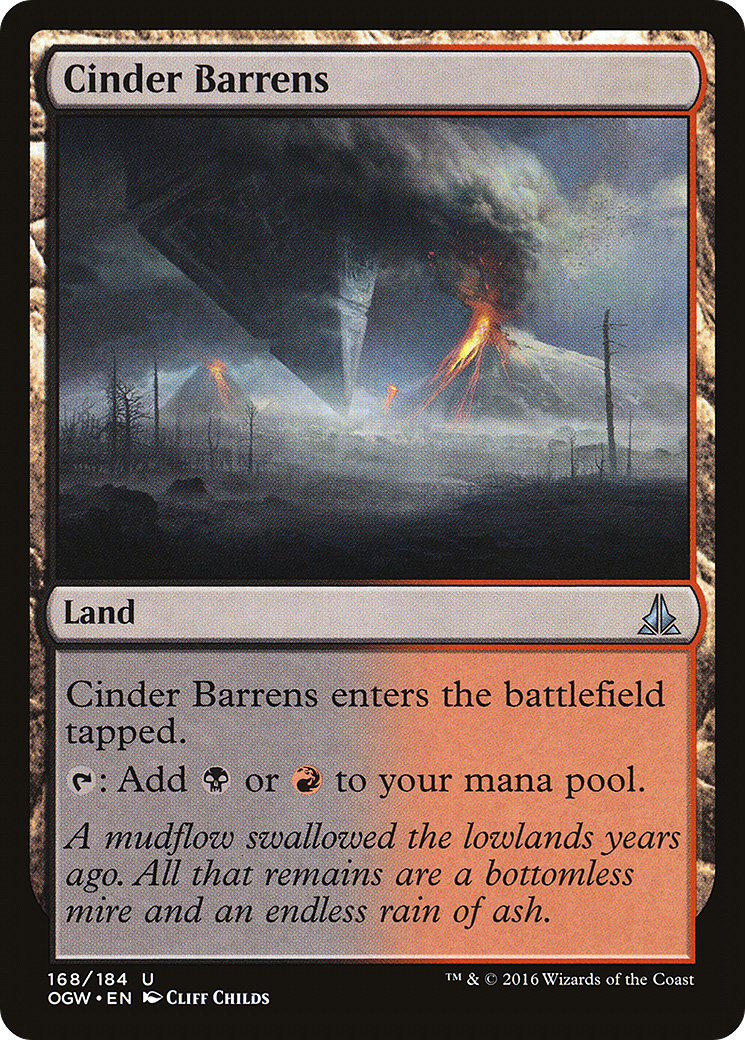 Cinder Barrens (168) - LP - front