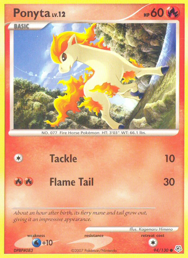 Ponyta - 94/130 - LP - front