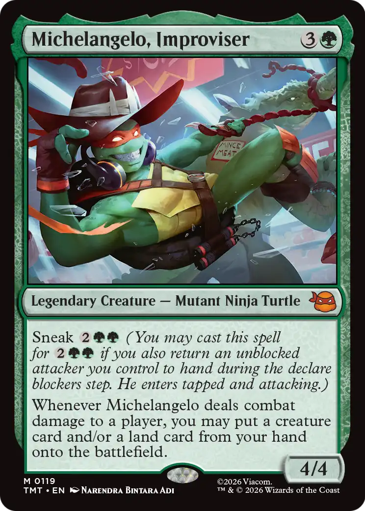 Michelangelo, Improviser (119) - NM - front