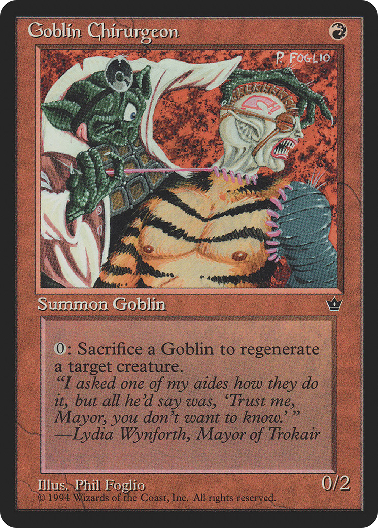 Goblin Chirurgeon (54b) - MP - front