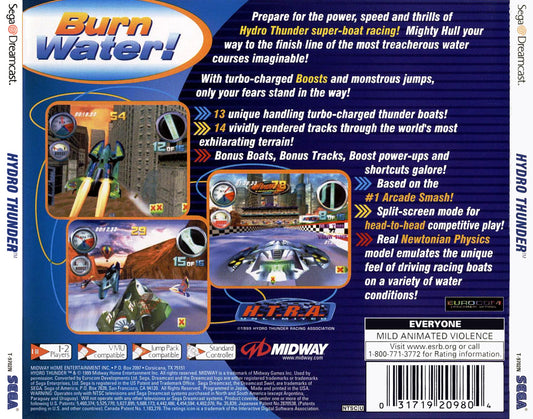Hydro Thunder - back