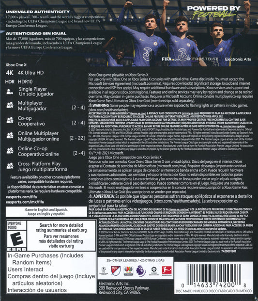 FIFA 22 - back