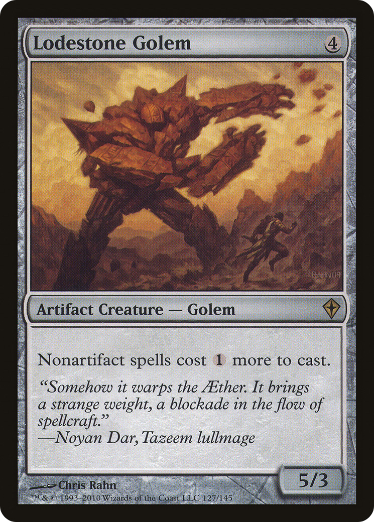 Lodestone Golem (127) - LP - front