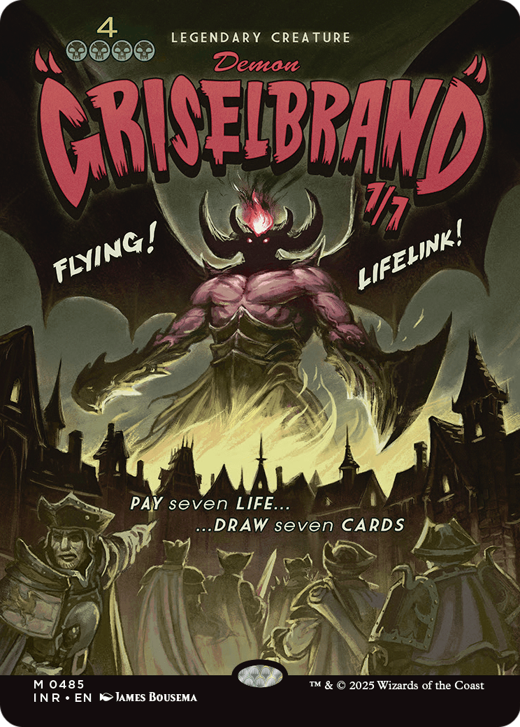 Griselbrand (485) - BORDERLESS - FULL ART (Foil) - NM - front