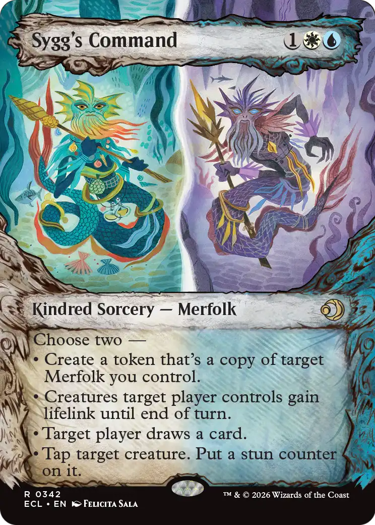 Sygg's Command (342) - BORDERLESS - NM - front