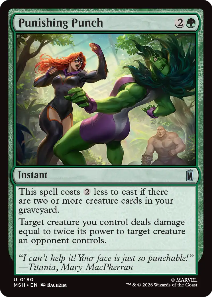 Punishing Punch (180) - NM - front