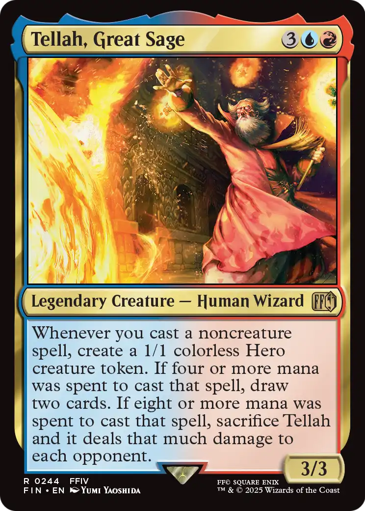 Tellah, Great Sage (244) (Foil) - NM - front