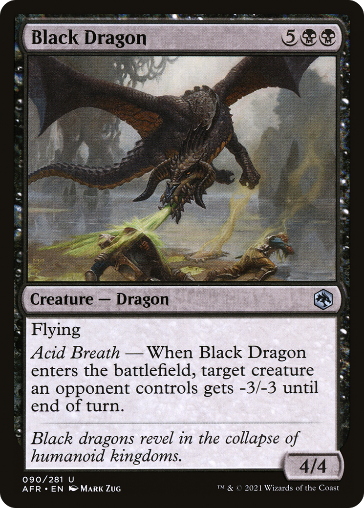Black Dragon (90) - LP - front