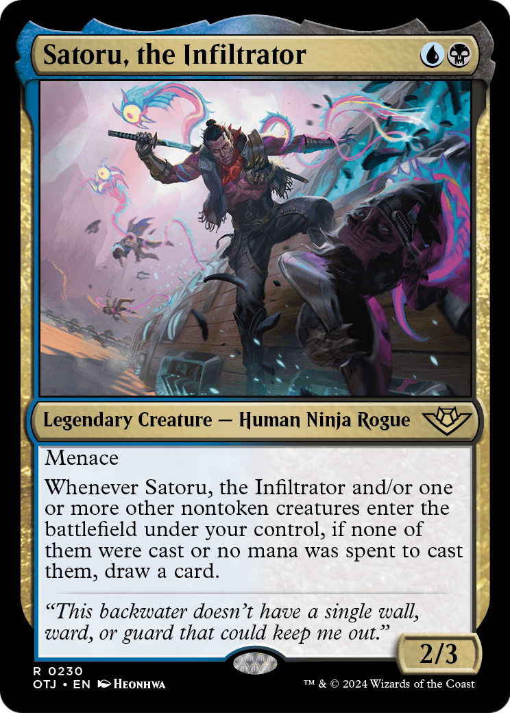 Satoru, the Infiltrator (230) (Foil) - LP - front