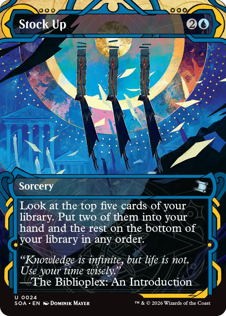 Stock Up (24) - BORDERLESS - NM - front