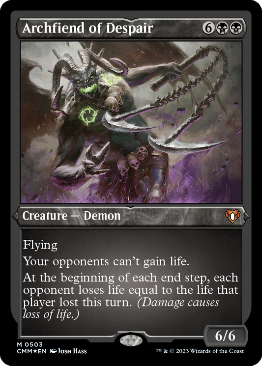 Archfiend of Despair (503) (Etched) - NM - front
