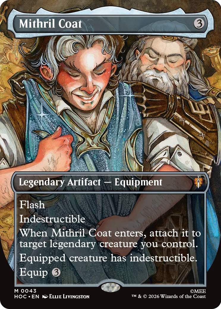 Mithril Coat (43) - BORDERLESS (Foil) - NM - front