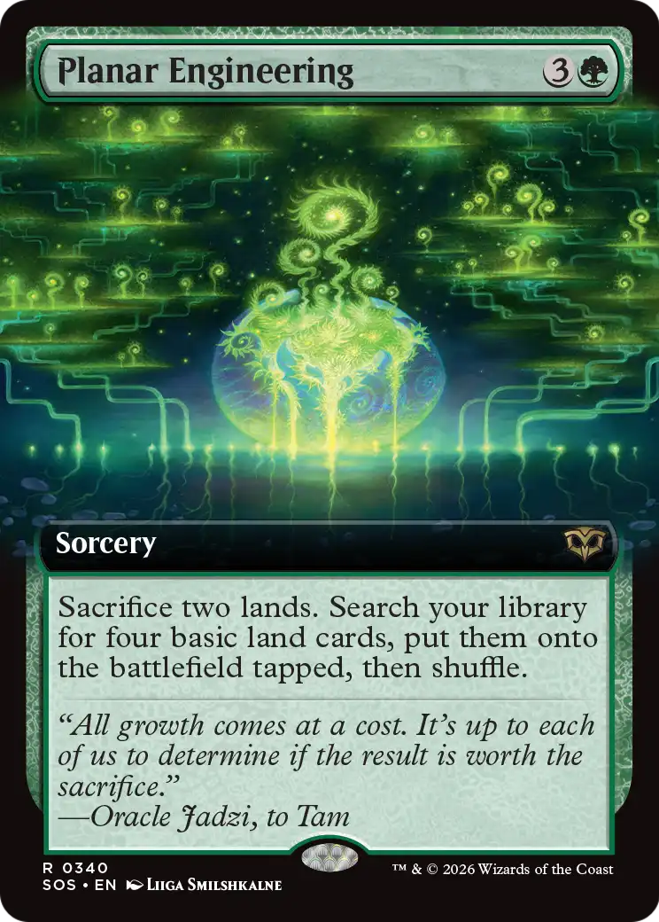 Planar Engineering (340) - EXTENDED ART - NM - front