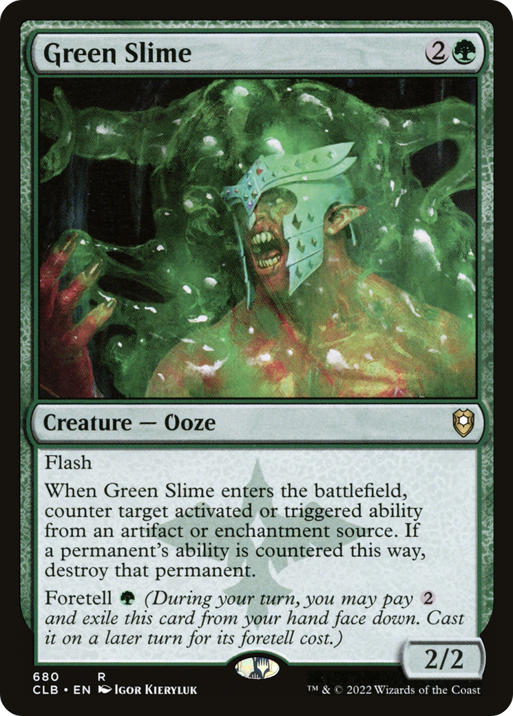 Green Slime (680) - NM - front