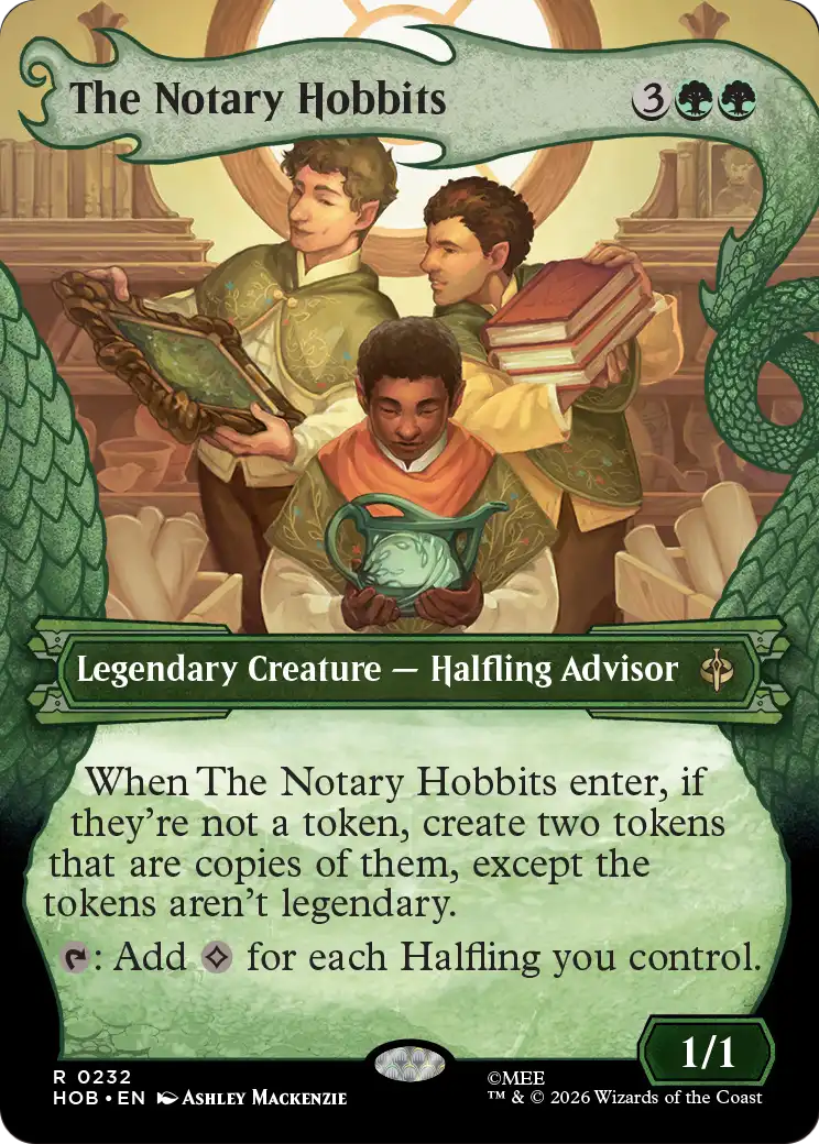 The Notary Hobbits (232) - SHOWCASE (Foil) - NM - front