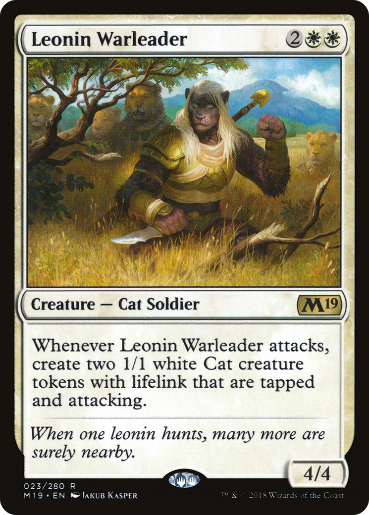 Leonin Warleader (23) - NM - front