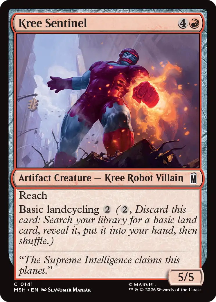 Kree Sentinel (141) - NM - front