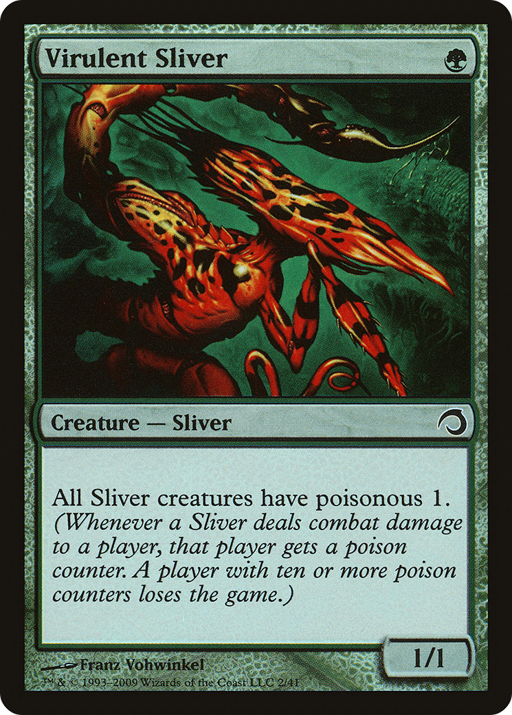Virulent Sliver (2) (Foil) - MP - front