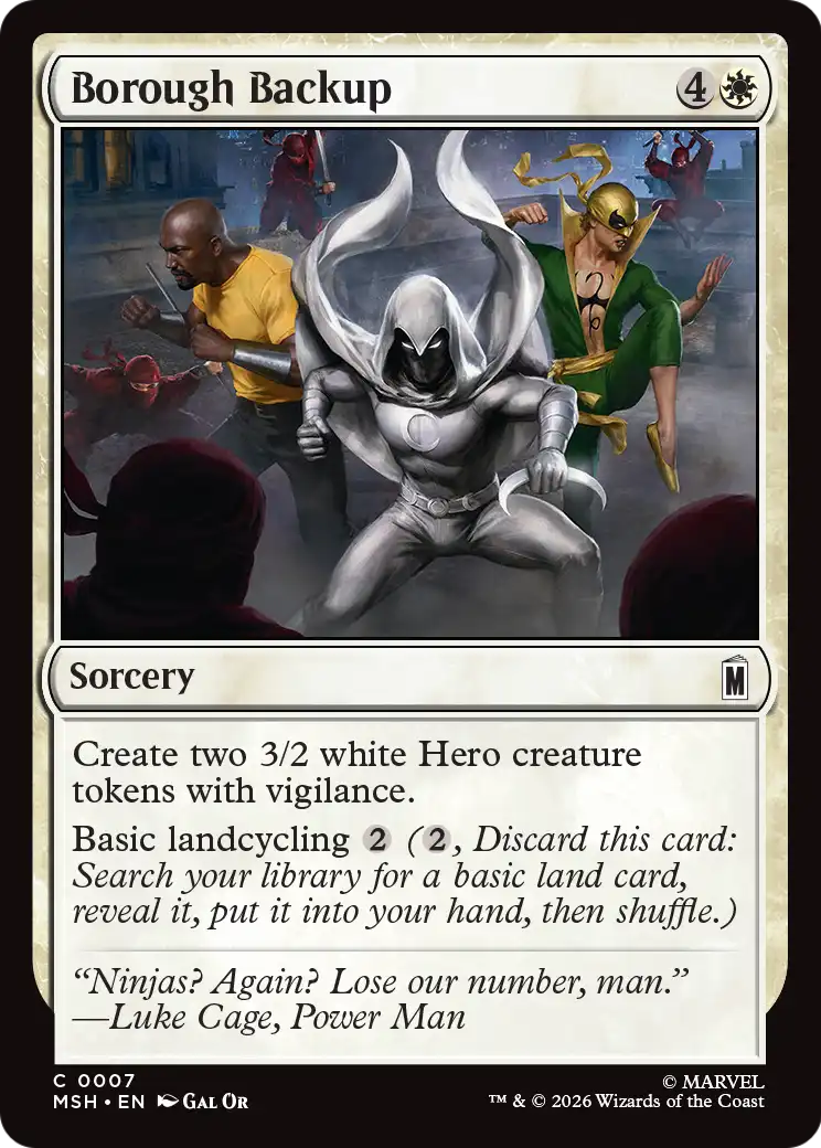 Borough Backup (7) - NM - front