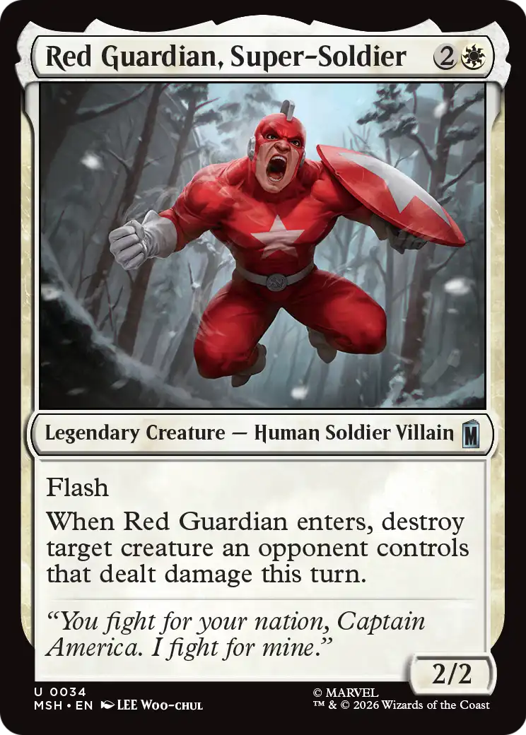 Red Guardian, Super-Soldier (34) - NM - front