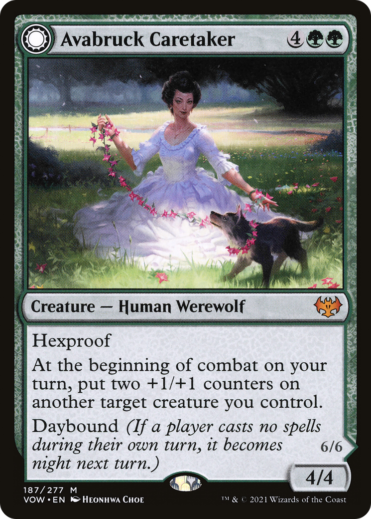 Avabruck Caretaker // Hollowhenge Huntmaster (187) - NM - front