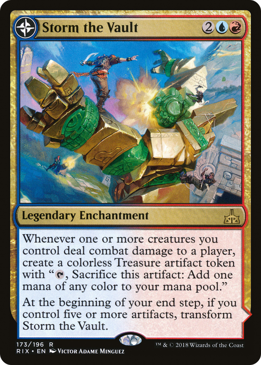 Storm the Vault // Vault of Catlacan (173) - NM - front