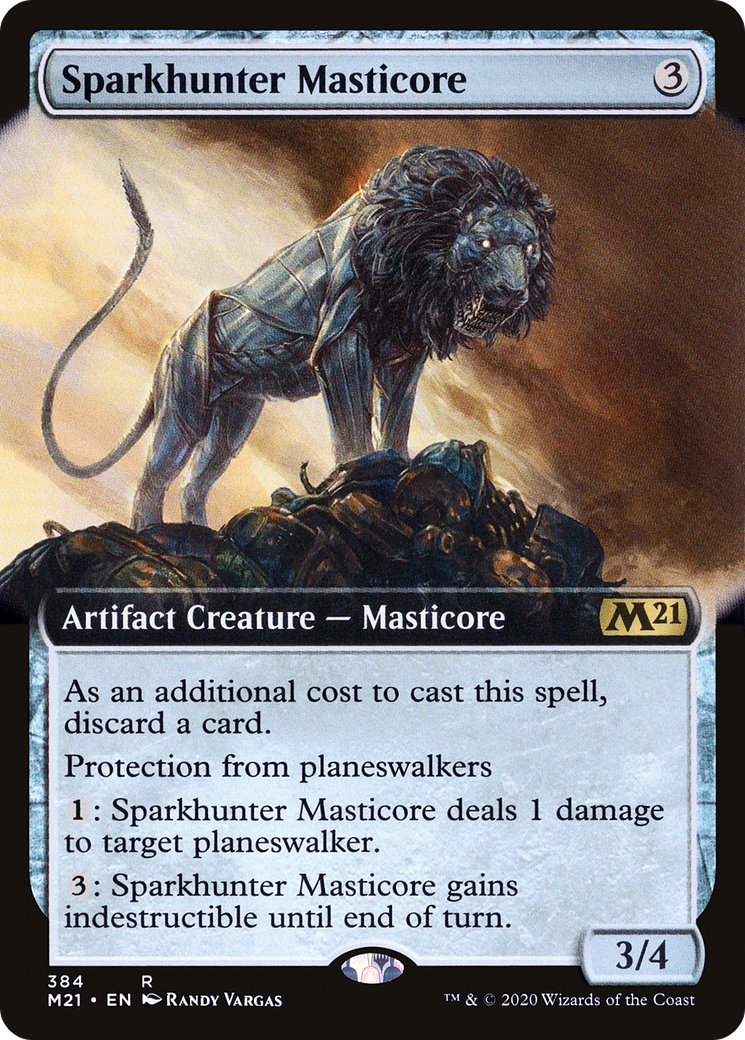Sparkhunter Masticore (384) - EXTENDED ART - LP - front