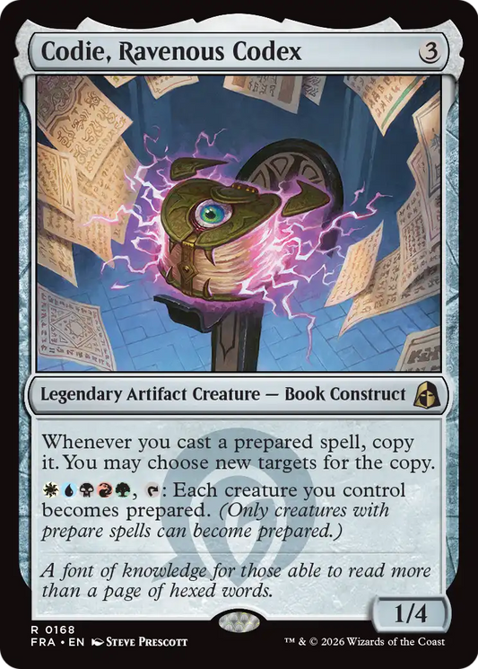 Codie, Ravenous Codex (168) (Foil) - NM - front