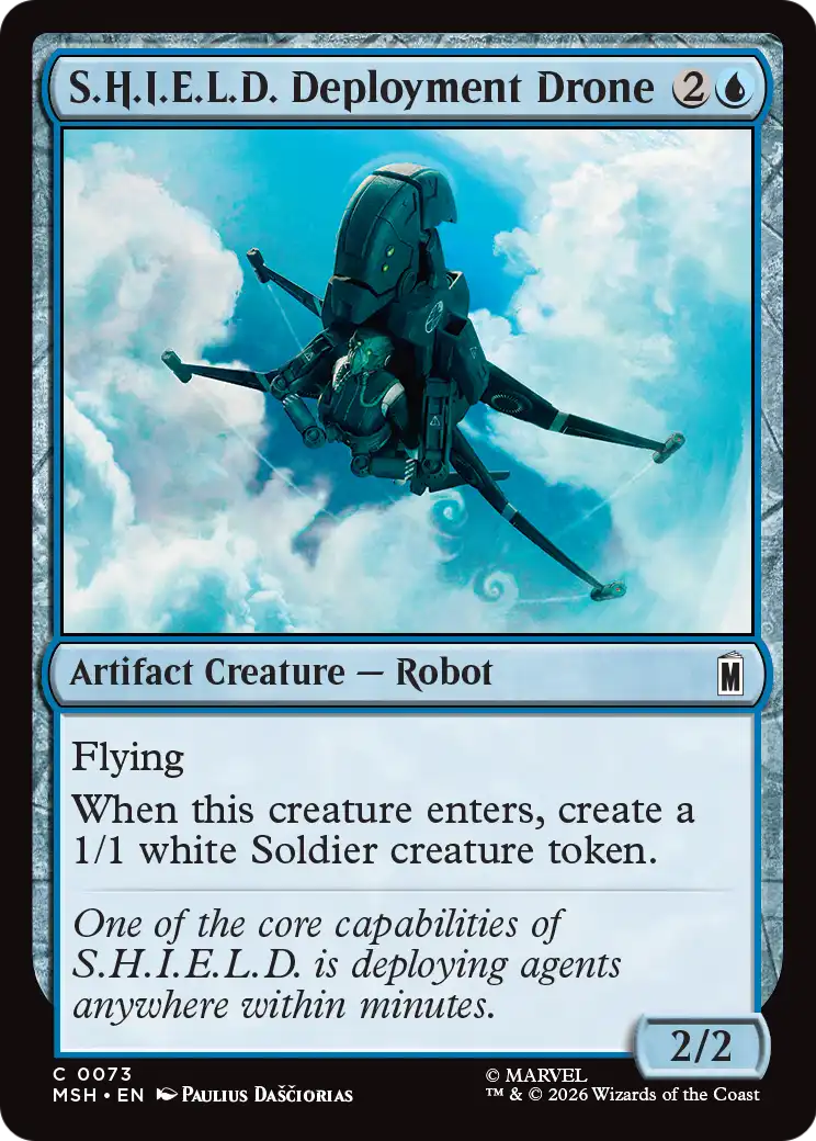 S.H.I.E.L.D. Deployment Drone (73) - NM - front