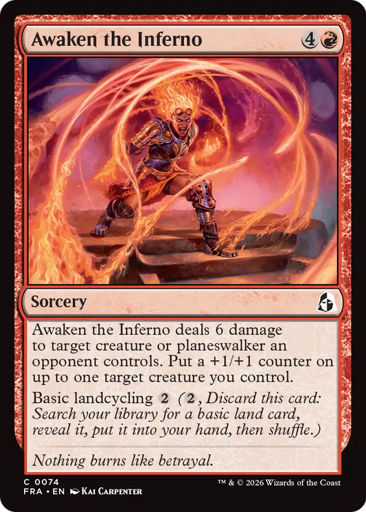 Awaken the Inferno (74) - NM - front