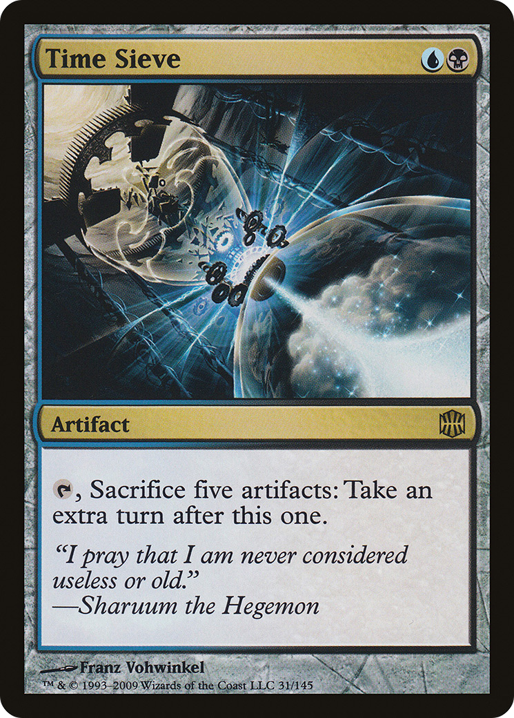 Time Sieve (31) (Foil) - MP - front