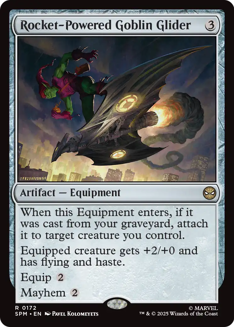 Rocket-Powered Goblin Glider (172) - NM - front