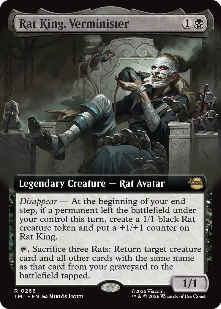 Rat King, Verminister (266) - EXTENDED ART - NM - front