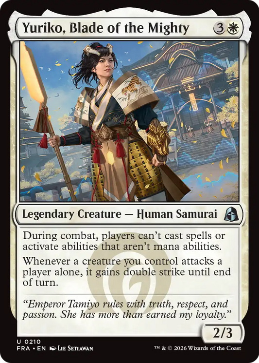 Yuriko, Blade of the Mighty (210) - NM - front