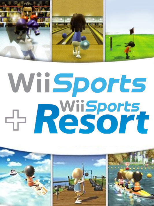 Wii Sports & Wii Sports Resort - front