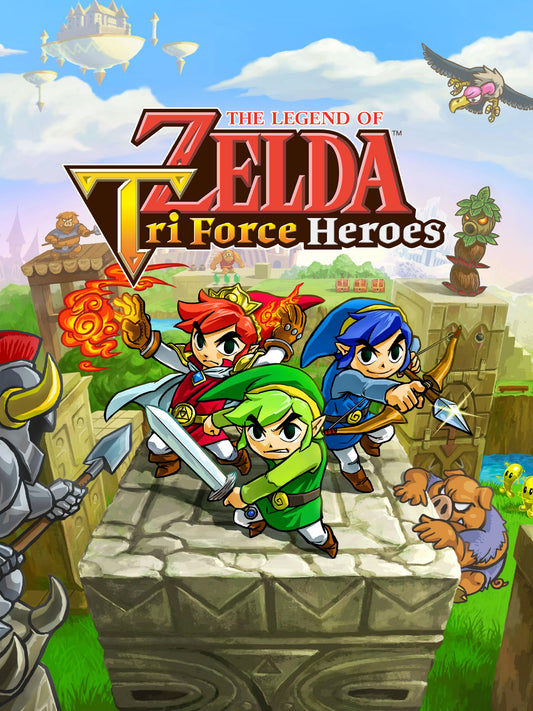 Zelda Tri Force Heroes - front