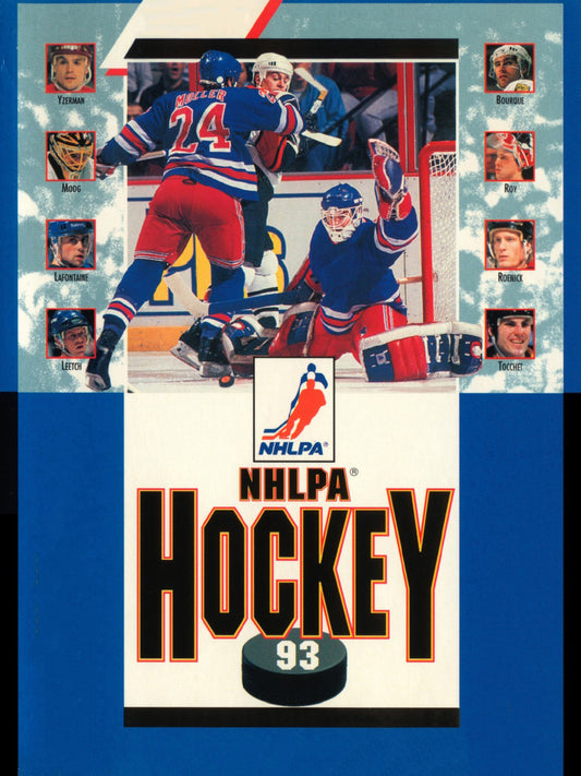 NHLPA Hockey '93 - front