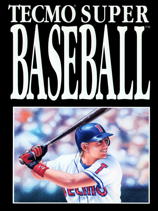 Tecmo Super Baseball - front