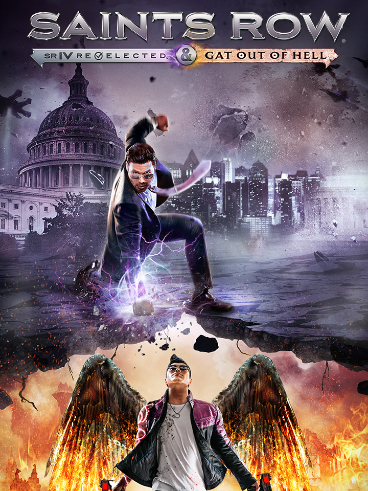 Saints Row IV: Re-Elected & Gat Out of Hell - front