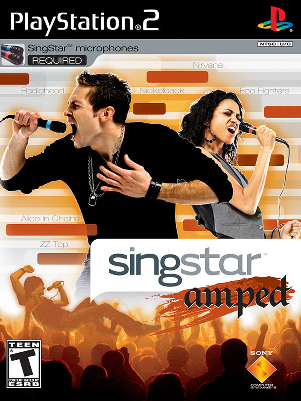 Singstar Amped - front