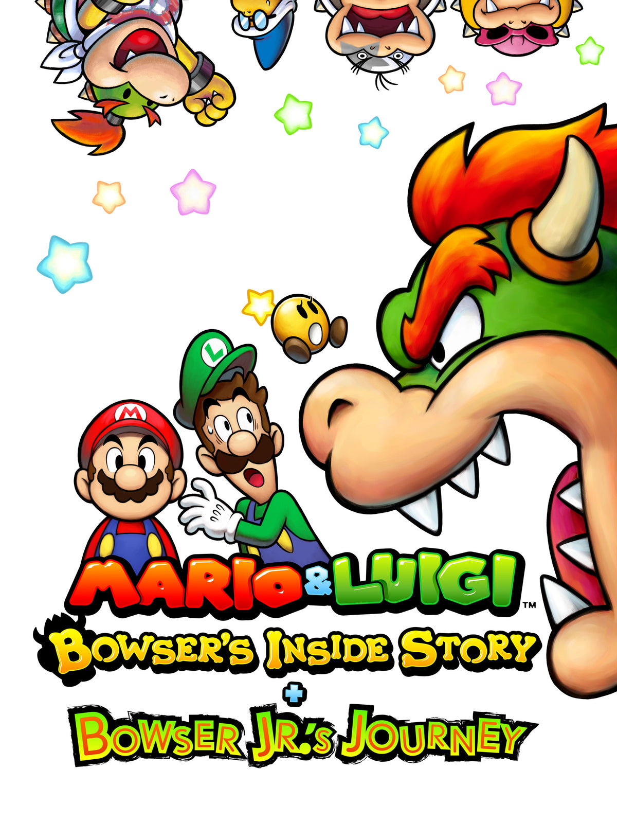 Mario & Luigi: Bowser's Inside Story + Bowser Jr's Journey - front