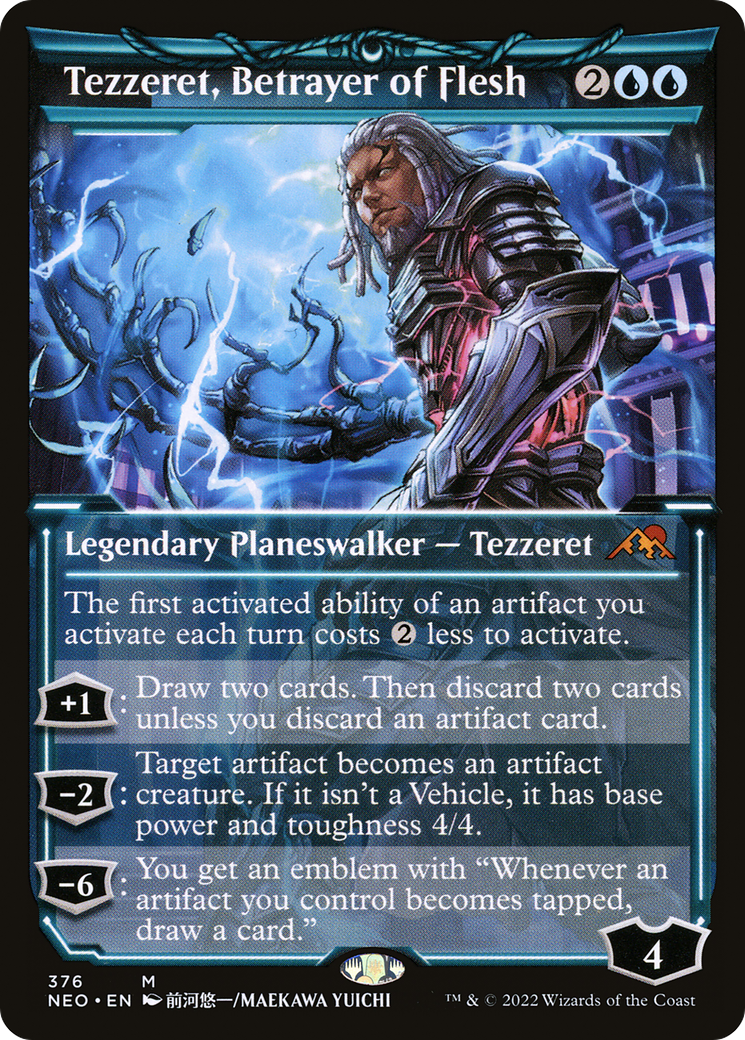 Tezzeret, Betrayer of Flesh (376) - SHOWCASE (Foil) - LP - front