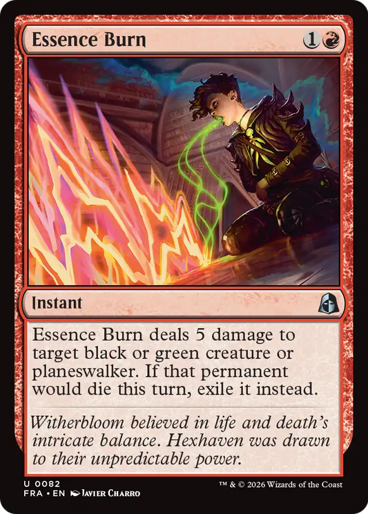 Essence Burn (82) - NM - front