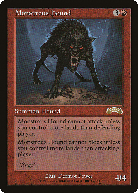 Monstrous Hound (89) - LP - front