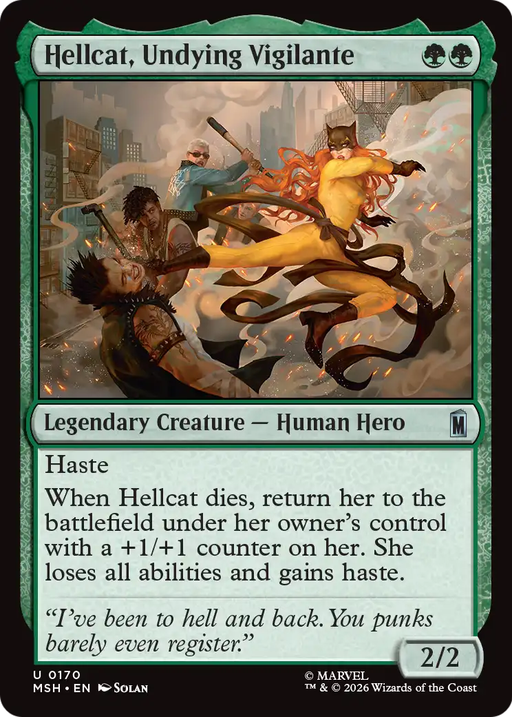 Hellcat, Undying Vigilante (170) - NM - front