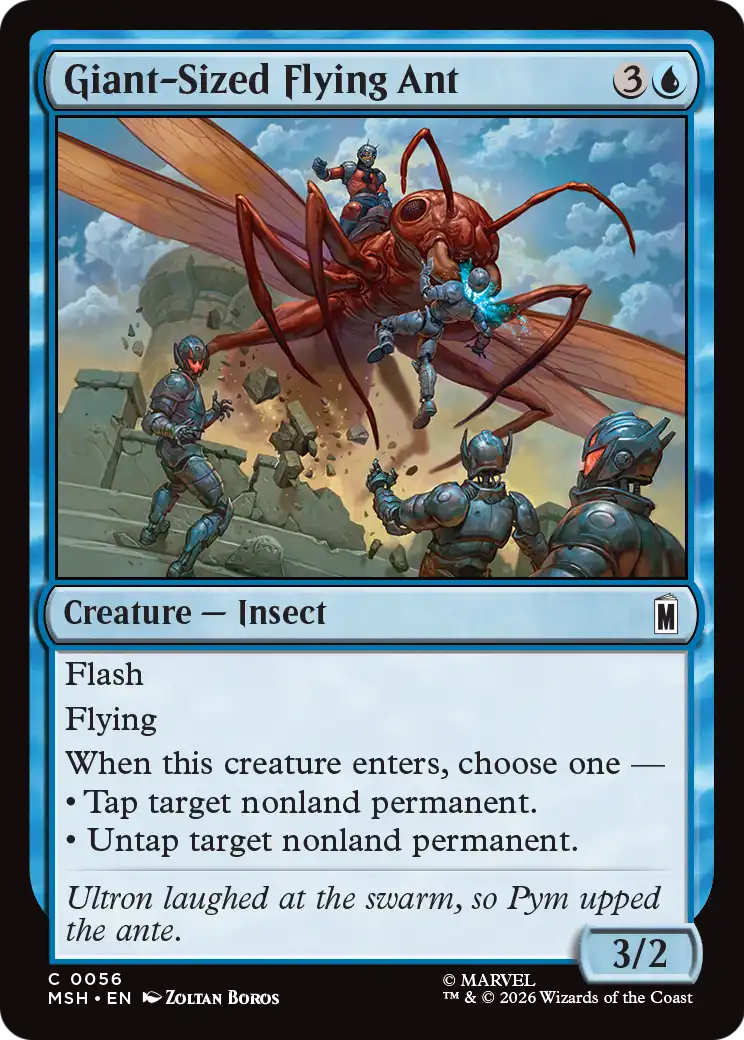 Giant-Sized Flying Ant (56) - NM - front
