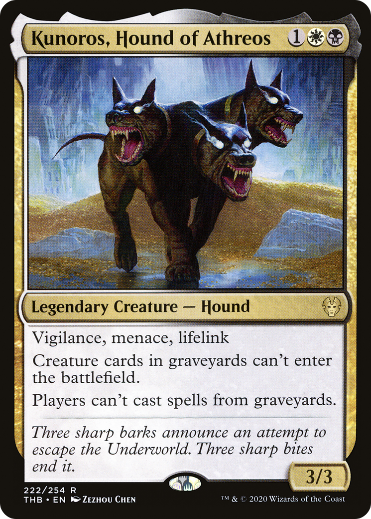 Kunoros, Hound of Athreos (222) (Chinese (S)) - NM - front