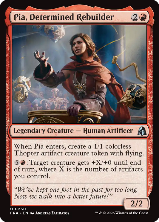 Pia, Determined Rebuilder (250) - NM - front