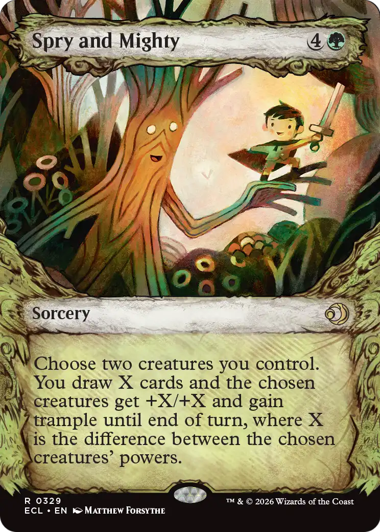 Spry and Mighty (329) - BORDERLESS - NM - front